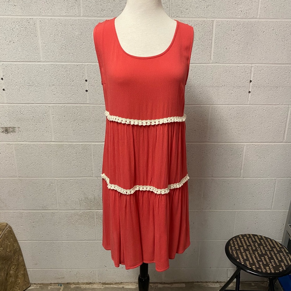 Salmon Lace Dress